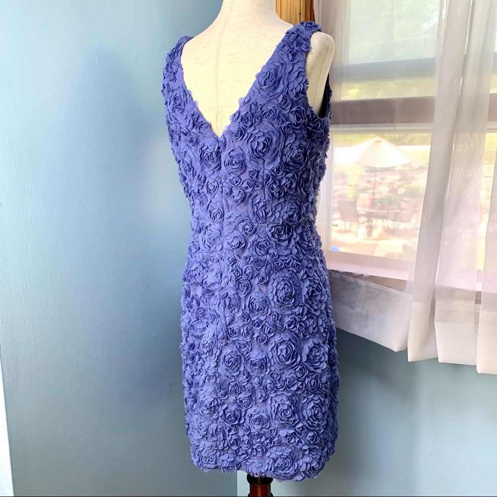 Cynthia Steffe Purple Tulle Rosette Dress - Picture 7 of 10